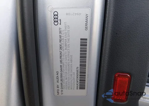 2019 Audi A6 55 Premium z USA, uszkodzony, nr VIN WAUK2AF20KN058579